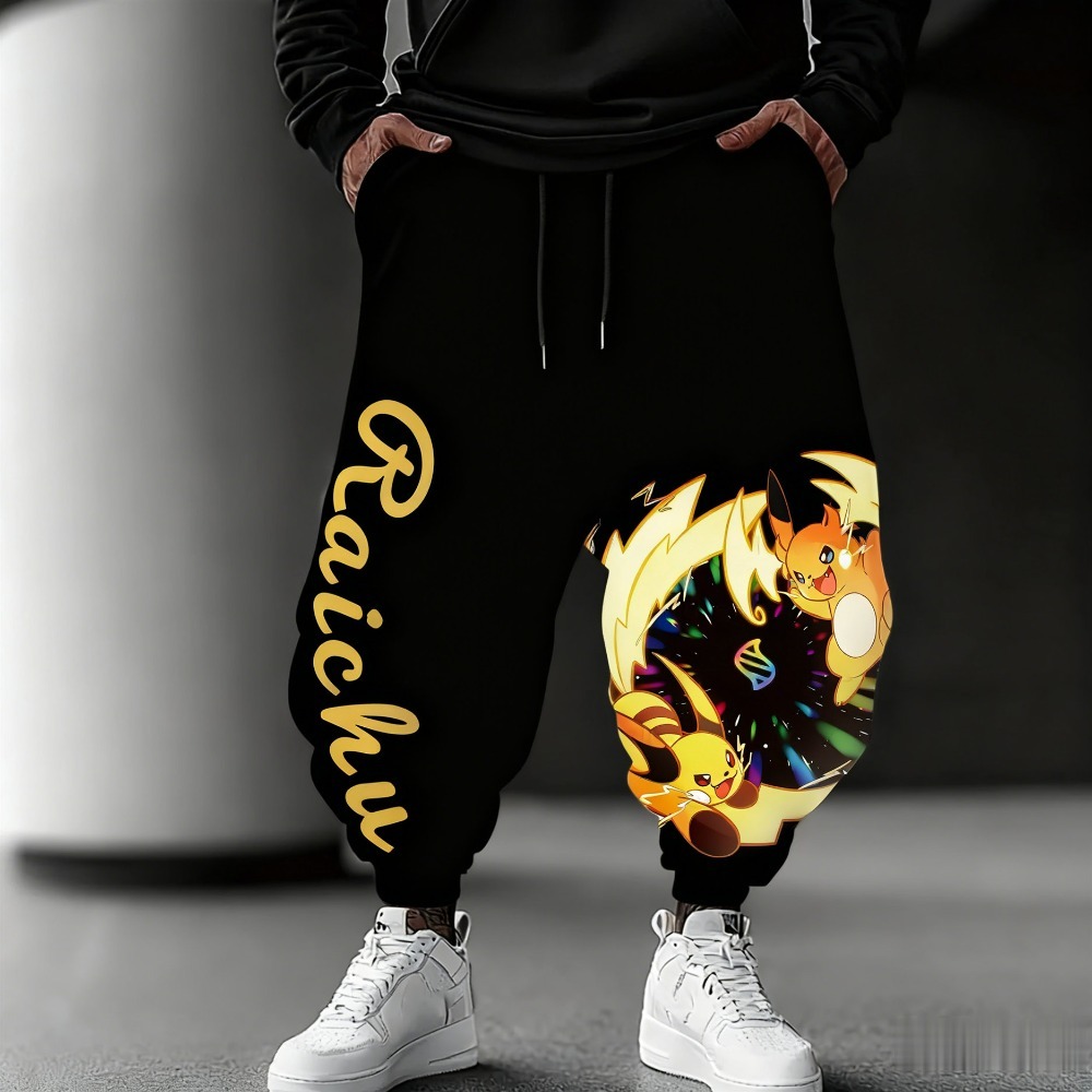 Winter Clothing In Japan - Pokémon Series Fleece Thermal Trousers Autumn