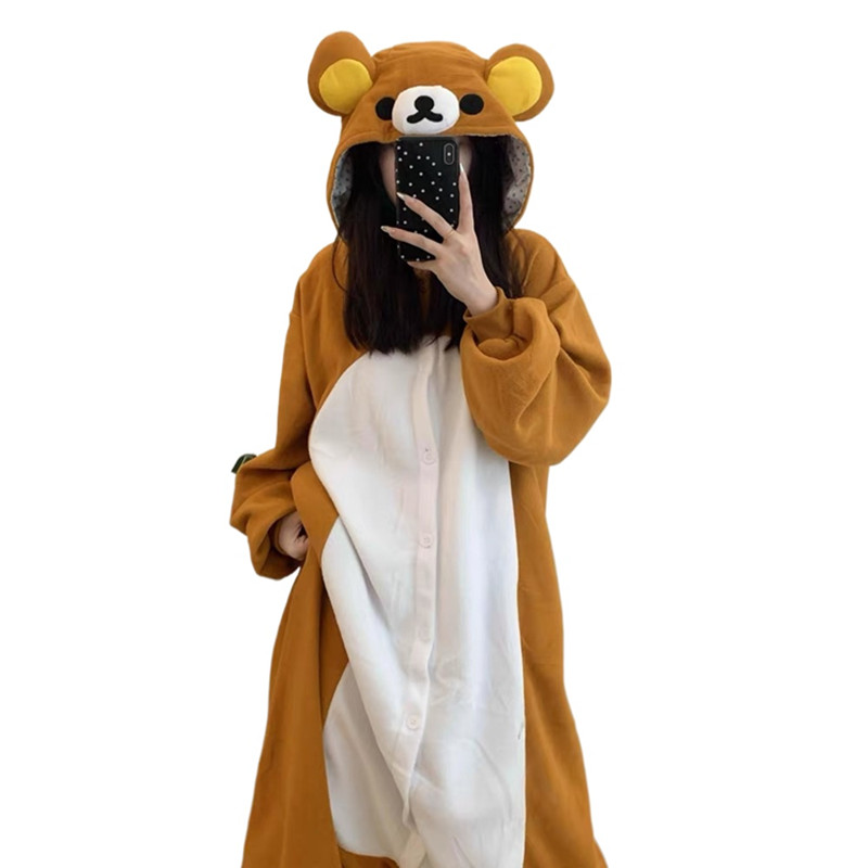 Winter Clothing In Japan - Rilakkuma Kigurumi Onesies Relax Bear Animal