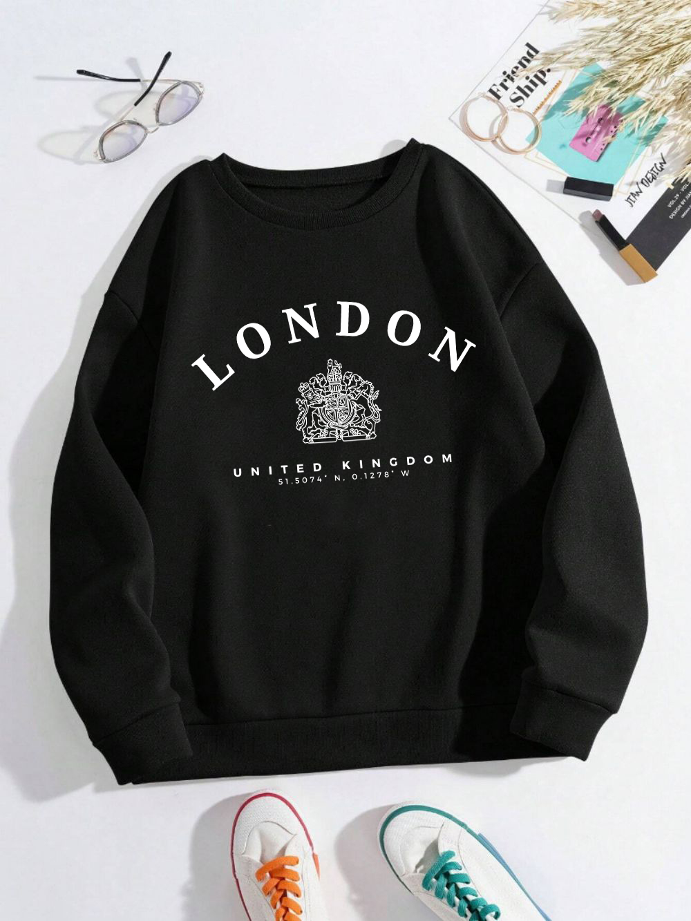 Winter Clothing London - London Uk Royal Badge Print Women