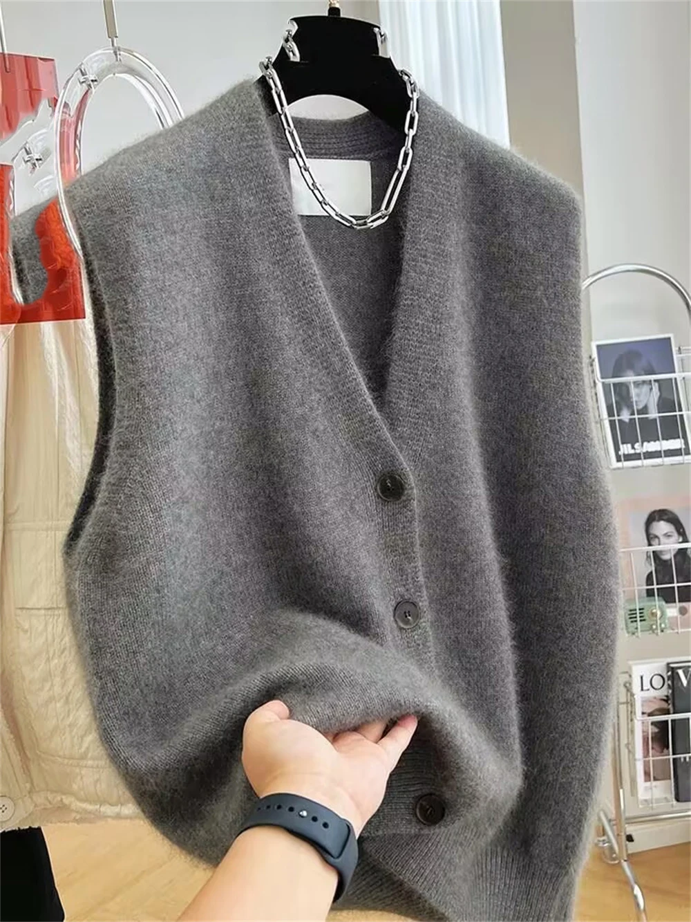 2025 NEW Women V-neck Sweater  - Winter Clothing Factory Outlet review and price