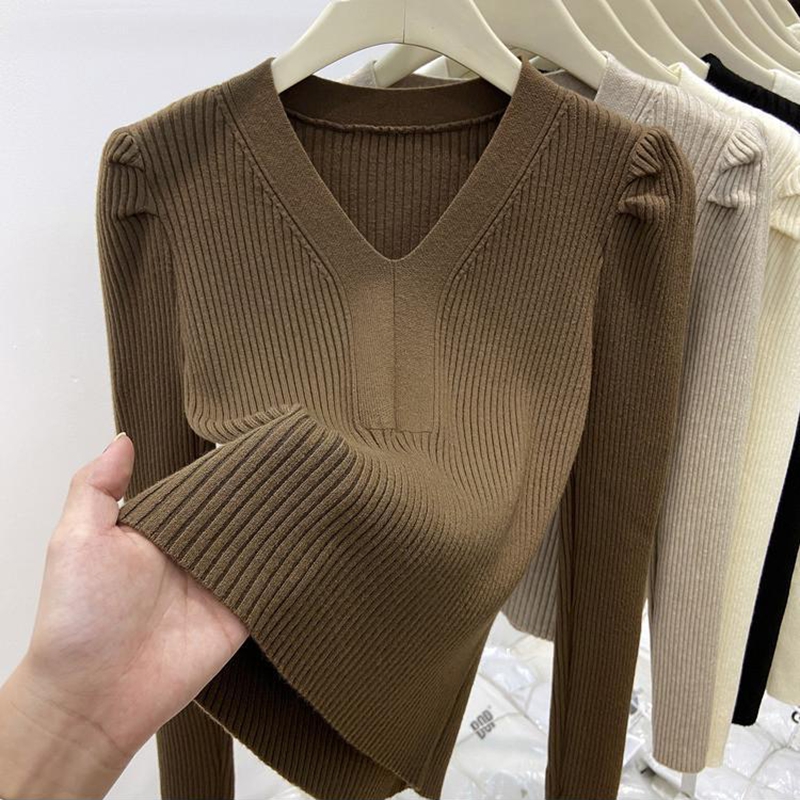Elegant V Neck Winter Basics S - Winter Clothing Factory Outlet review and price