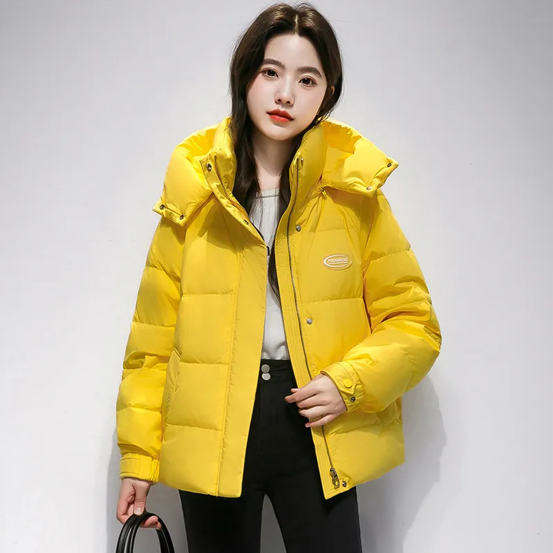 Yellow Winter Short Coat Women - Yellow Winter Clothing review and price