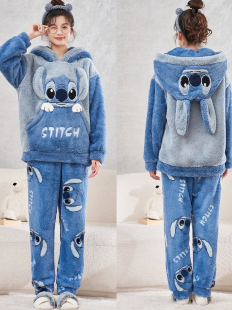 Anime Stitch Winter Pajamas Ca - Winter Clothing In Japan review and price