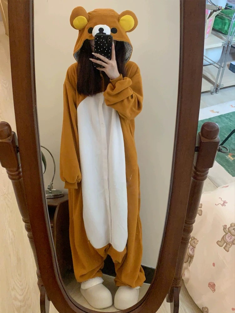 Rilakkuma Kigurumi Onesies Rel - Winter Clothing In Japan review and price